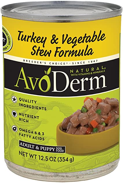 Avoderm Turkey Stew canned (12.5 oz)