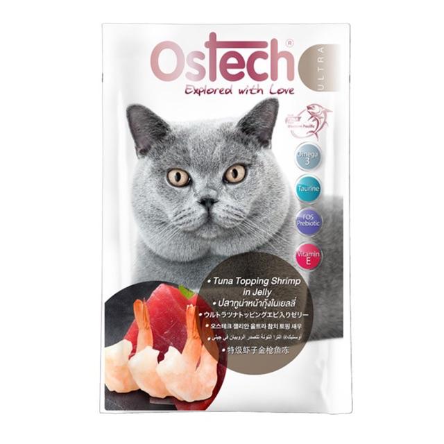 Ostech Ultra Pouch-Tuna topping Shrimp in Jelly (70g)