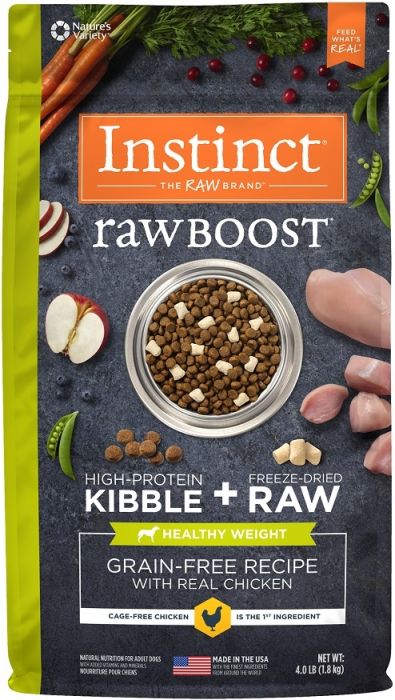 Instinct Raw Boost (Dog) - Healthy Weight Chicken 4lb(1.8kg)