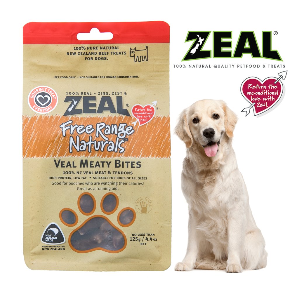 ZEAL Dried Veal Meaty Bites 125g