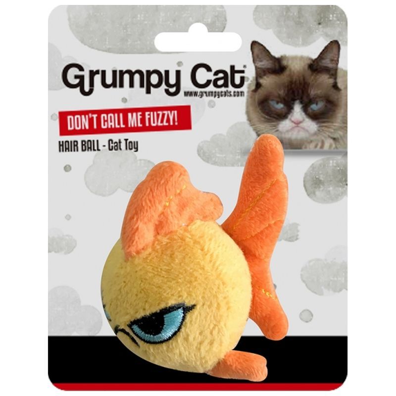 Grumpy Goldfish Ball Cat Toy