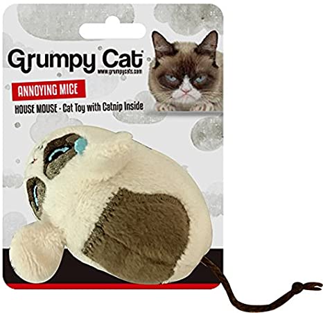 Grumpy Mouse Cat Toy