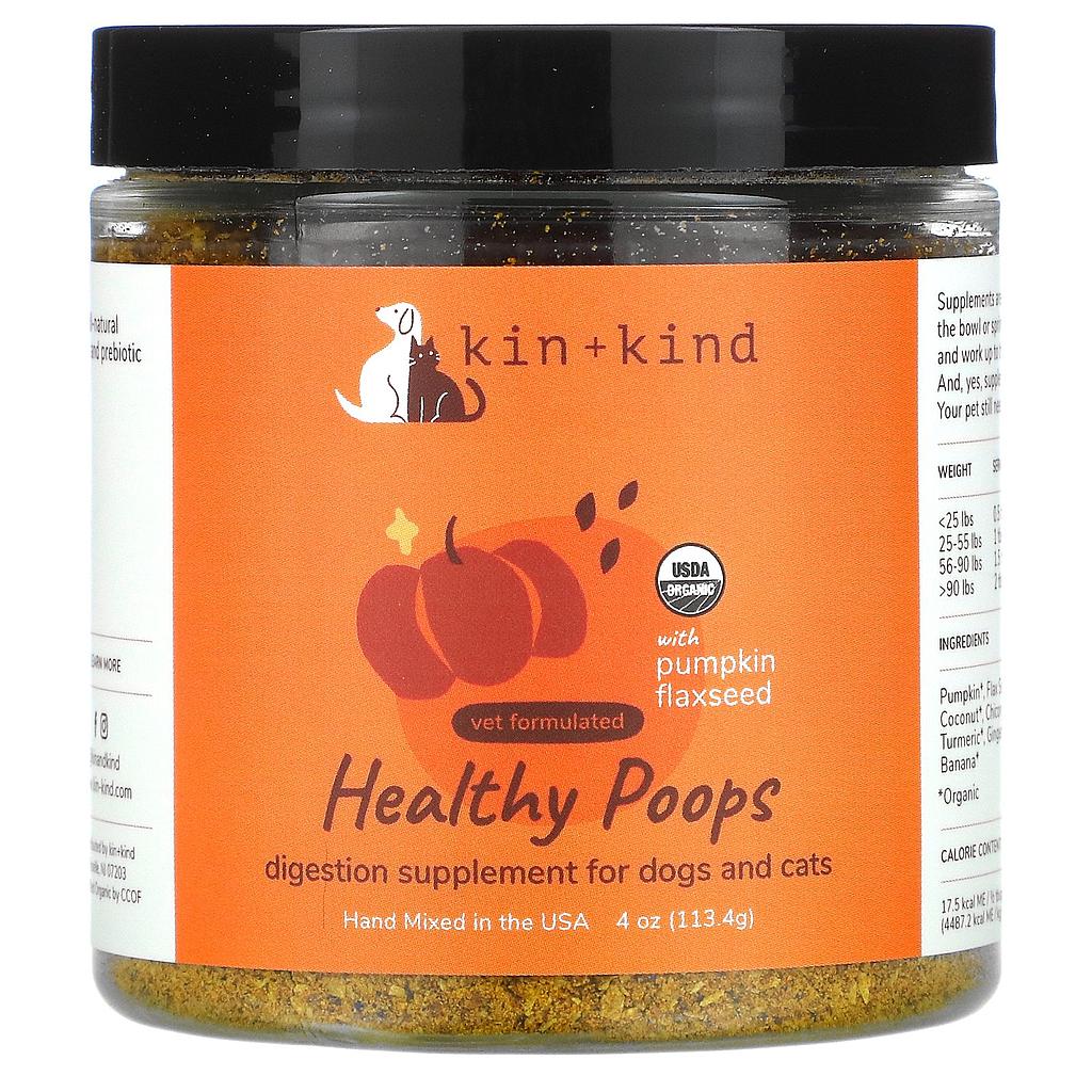 Kin+Kind Healthy Poops Supplement (pumpkin)