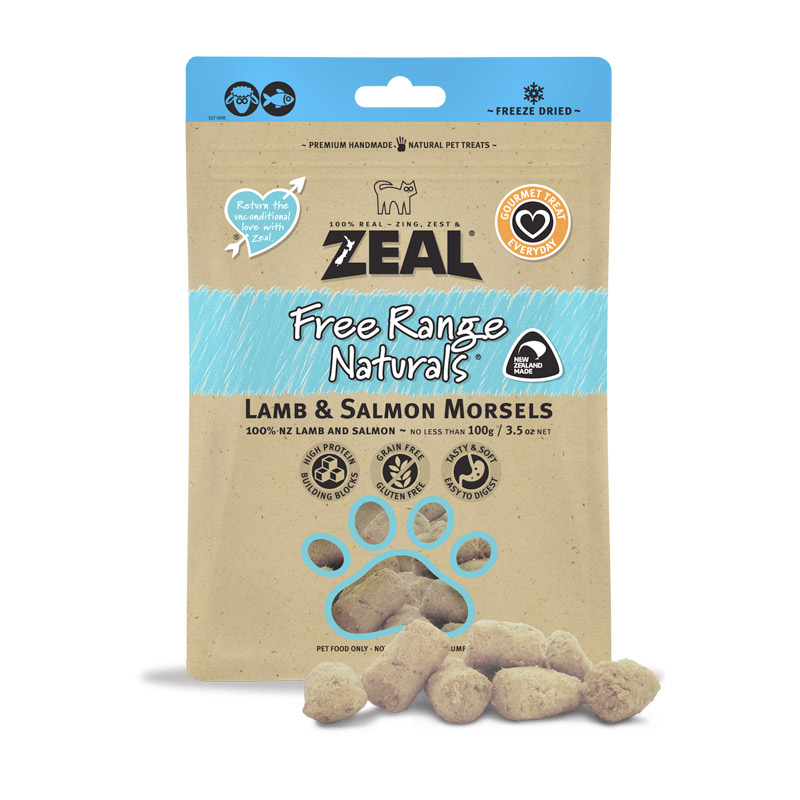 ZEAL Freeze Dried Lamb &amp; Salmon Morsels