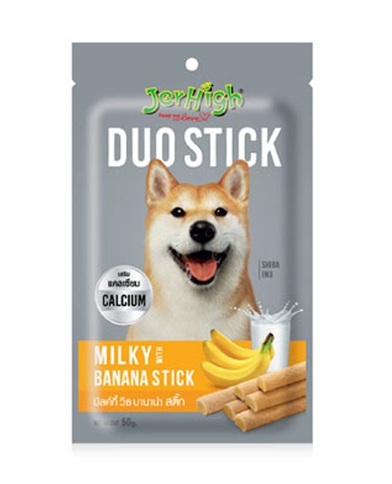 Jerhigh Duo Milky with Banana Stick (50G)