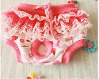 Pet Girl Underwear Strawberry Pink Color (XL)