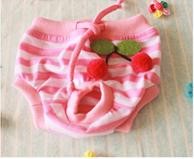 Pet Girl Underwear Cherry Pink Color (XL)