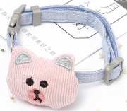 Pet Collar Bear Toys Blue Color 174413