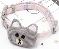 Pet Collar Bear Toys Pink Color 174413