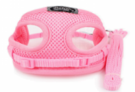 Pet H-Harness &amp; Leash Pink Color 233303 (S)