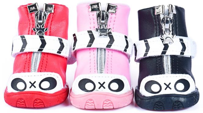 Pet Shoes Pink Color XB1951 (Size-1) - 3.5*2.7