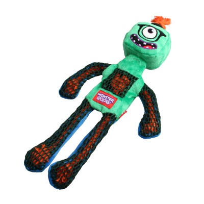 Gigwi Green Monster Rope Squeaker M/L Size Plush