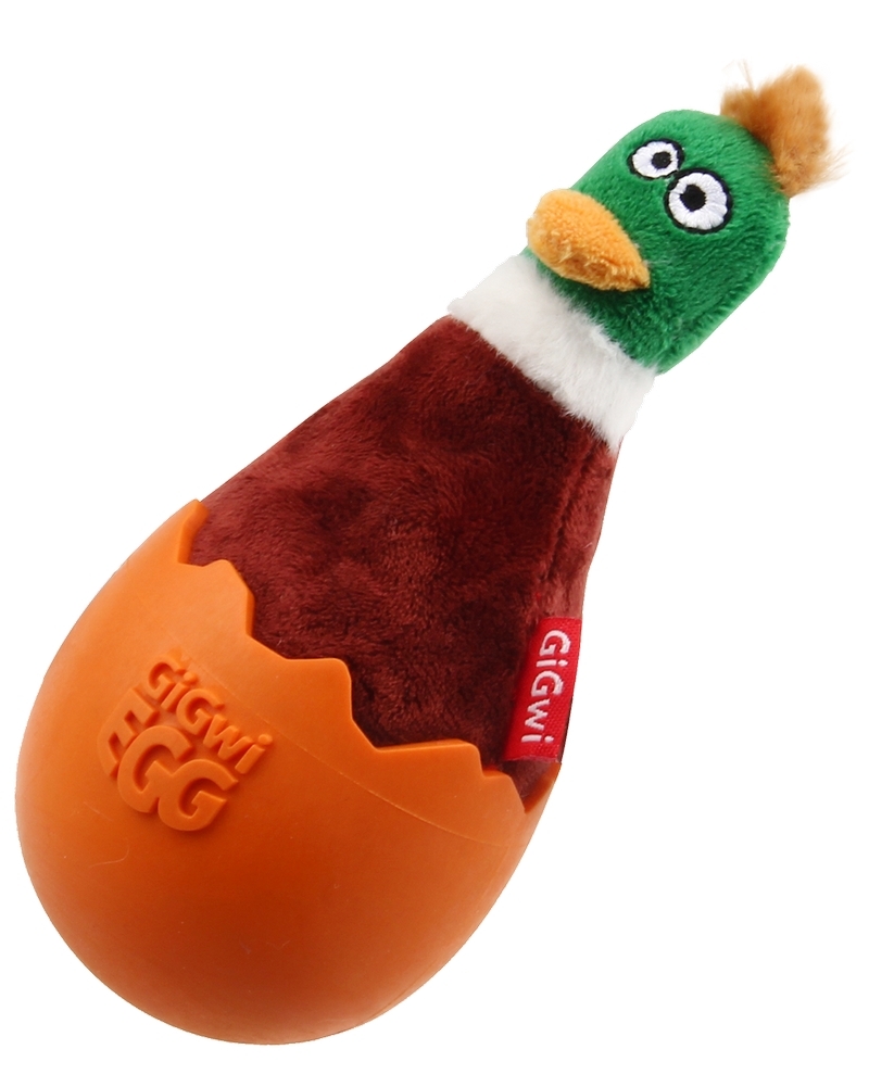 Gigwi Egg Wobble Fun Brown Duck
