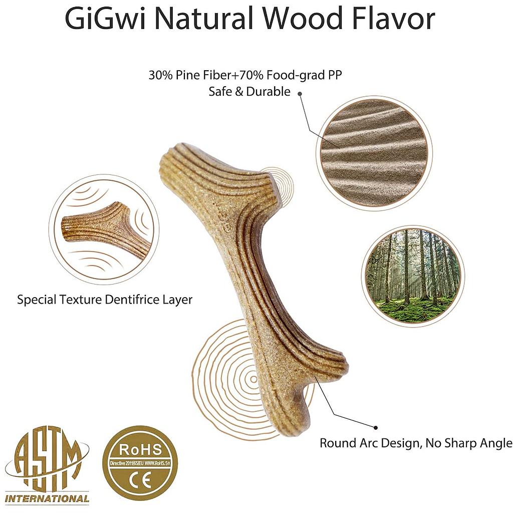 Gigwi Dog Chew Wooden Antler L