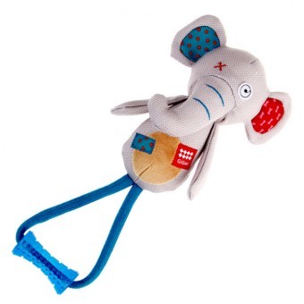 Gigwi Elephant Plush Friendz with Johnny Stick