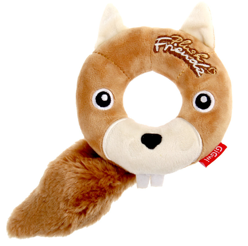 Gigwi Squirrell Plush Friendz with squeaker