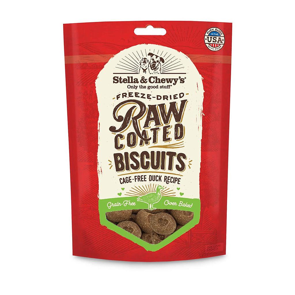 Stella &amp; Chewy's Raw Coated Biscuits Duck 9oz