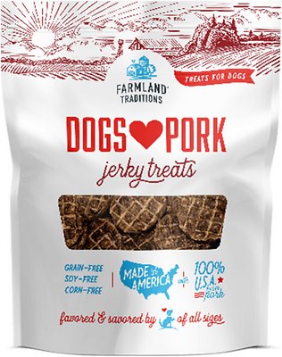 Farmland Tradation Pork Jerky Dogs Treats (5oz)