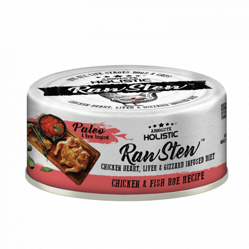 Absolute Holistic Rawstew Chicken &amp; Fish Roe 80g(for Dog&amp;Cat) AH-7328