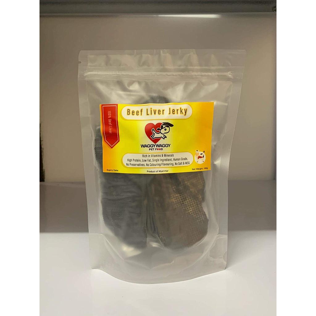 WAGGYWAGGY Beef Liver Jerky 100g