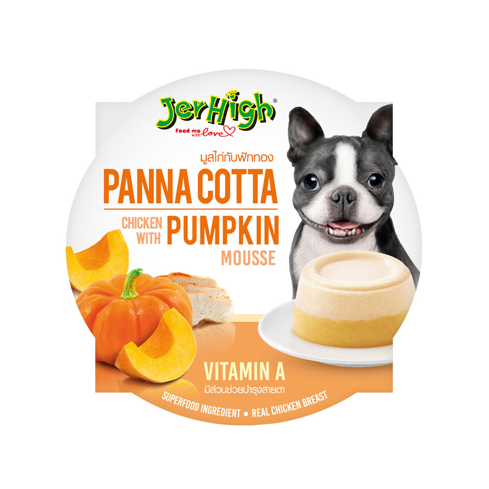 Jerhigh Panna Cotta Chicken with Pumpkin -70g