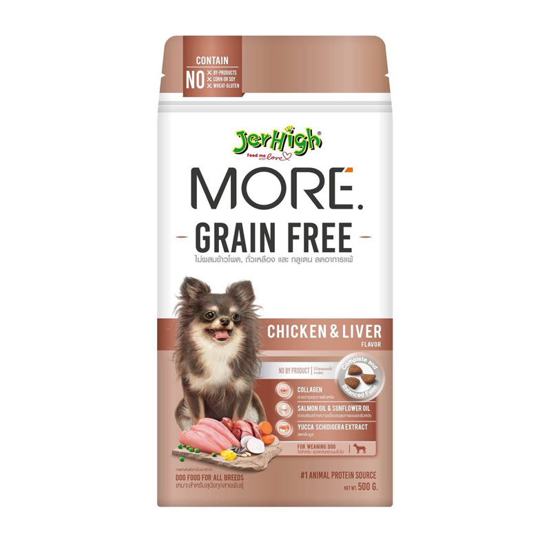 Jerhigh MORE Crispy Pillet Grain Free(Chicken &amp; Liver )500g