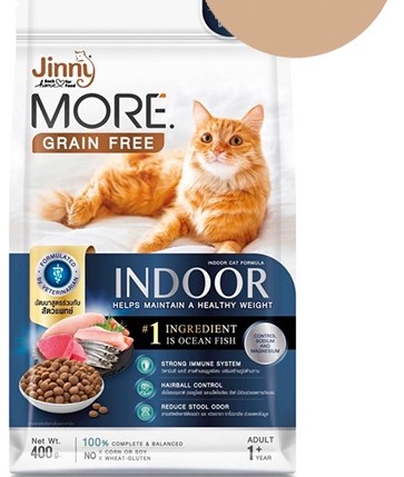 Jinny More Grain Free Indoor Cat Formula - 400g