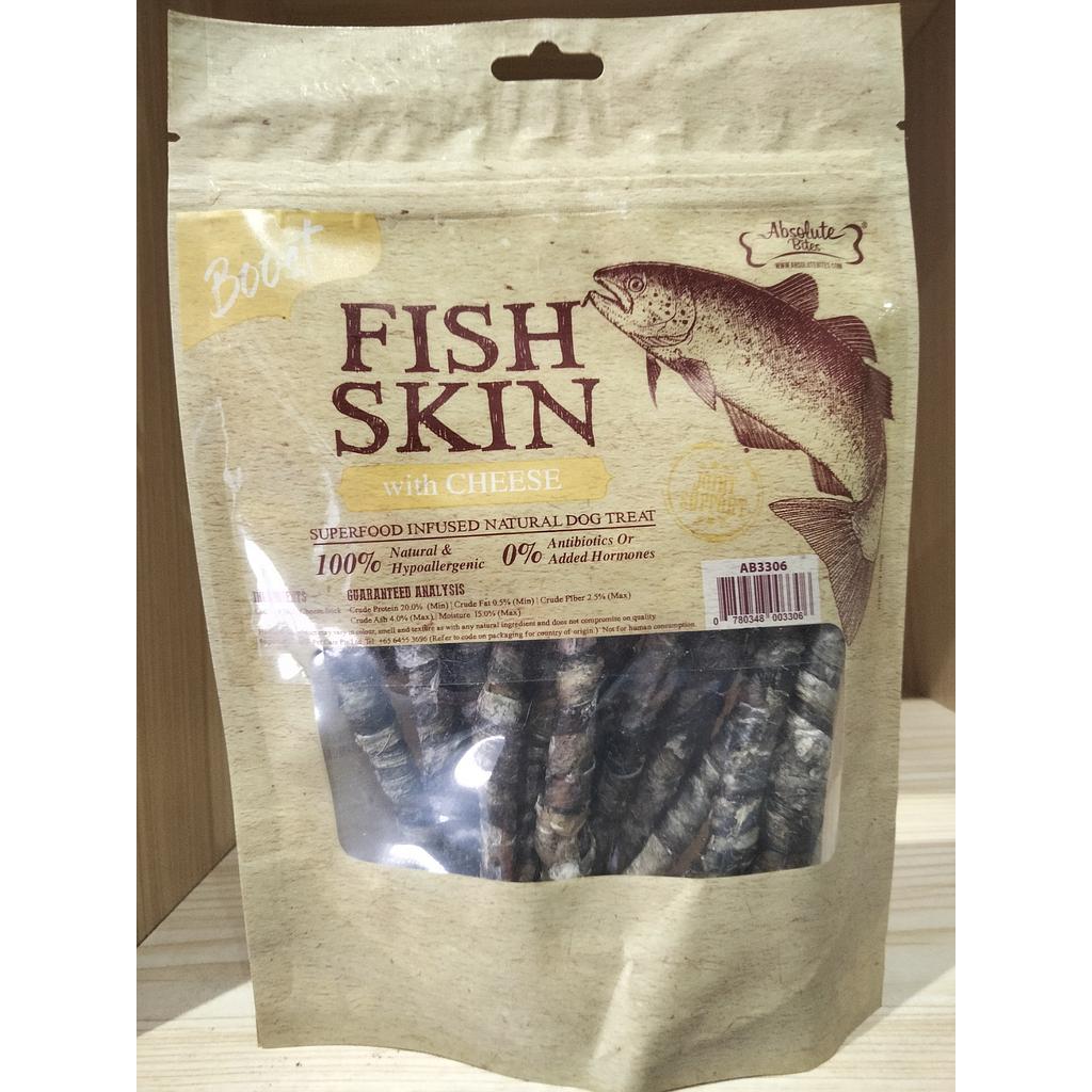 Absolute Bites Fish Skin With Cheese 100g AB3306
