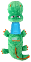 Gigwi Crocodile--Plush dog toy with TPR Neck 