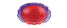 GiGwi Ball' with Squeaker solid red/purple--S