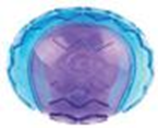 GiGwi Ball' with Squeaker transparent purple/blue--L 