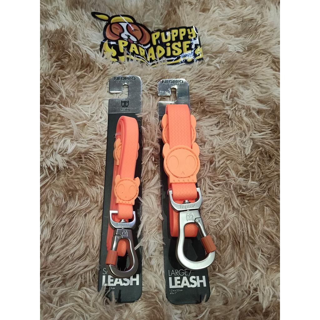 ZEEDOG NEOPRO TANGERINE LEASH LARGE