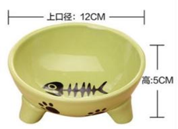 Pet Bowl Ceramics LWS165042-GRN (230g)