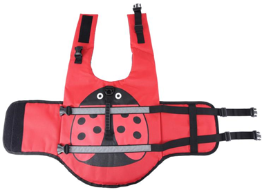 Pet Life jacket (S) Ladybug reflective  MQ-JSY09