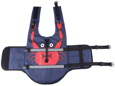 Pet Life jacket (S) Crab reflective MQ-JSY10