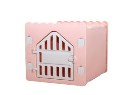 Pet splicing house (Pink) Nordic style square (44*45*49.5cm ) 264403