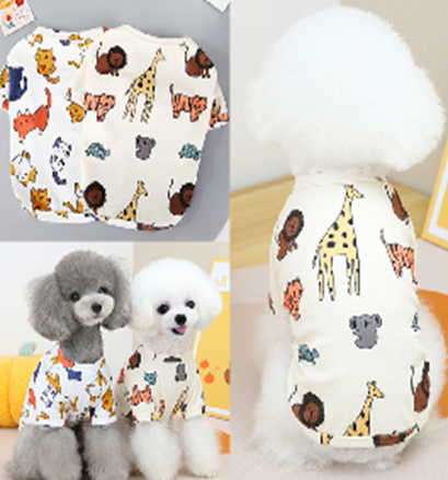 Pet Shirt Lion Pattern(M)