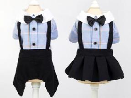 Pet Dress Blue(M) F038