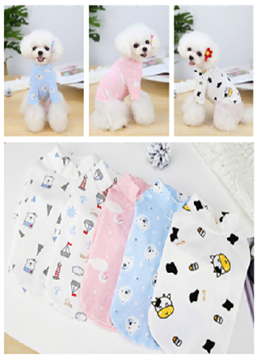 Pet Pajamas Cotton Cow (S) NJQP-3