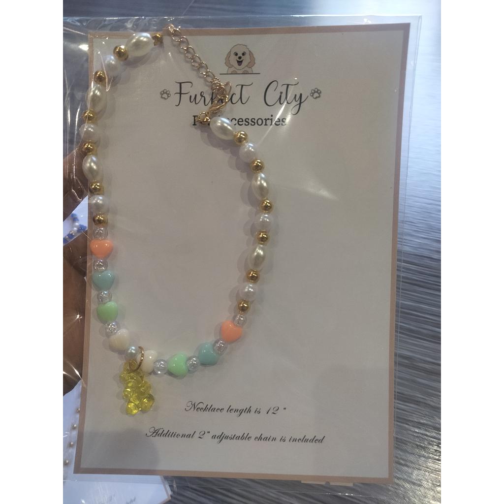 Furfect City - Oval Shape Pearl Necklace