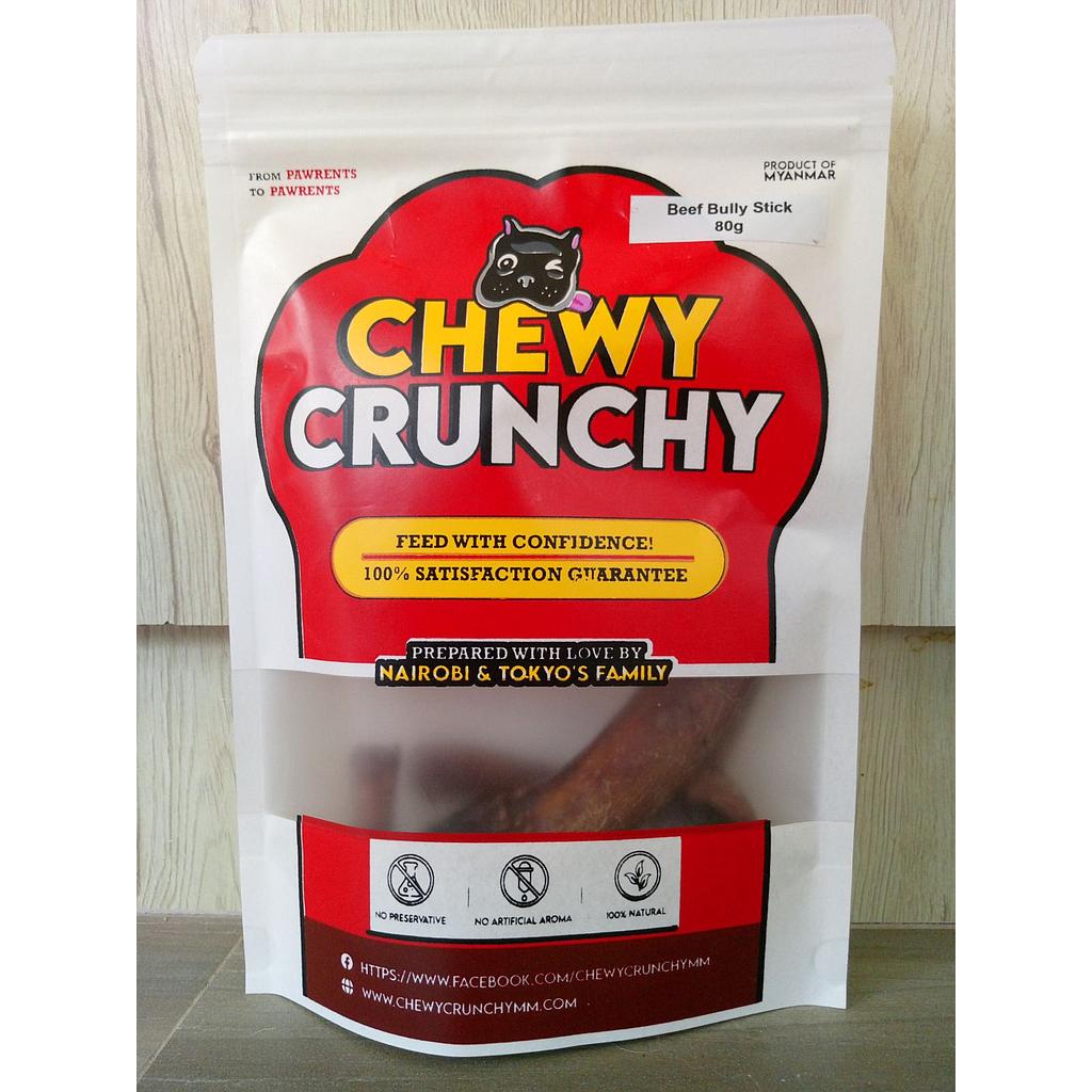 Chewy Crunchy Beef Bully Stick 80g