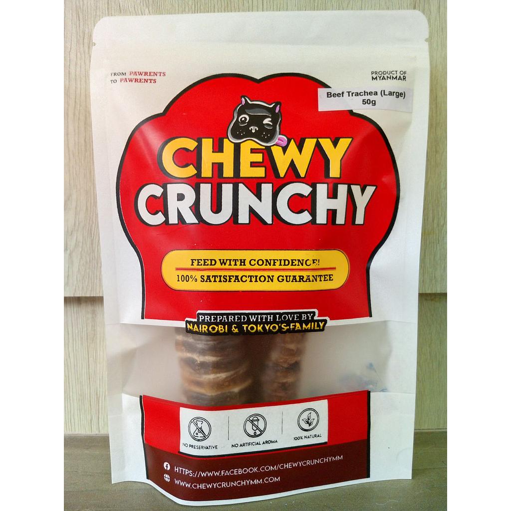 Chewy Crunchy Beef Trachea Large