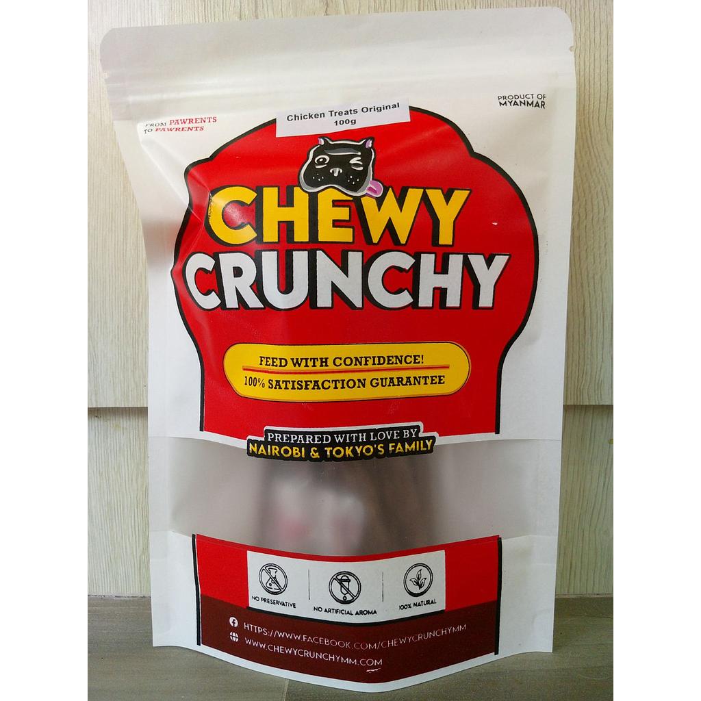 Chewy Crunchy Chicken Treat Original 100g