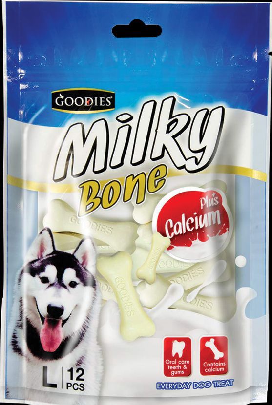 GOODIES Milky Bone Milk Flavor Size L (228g)