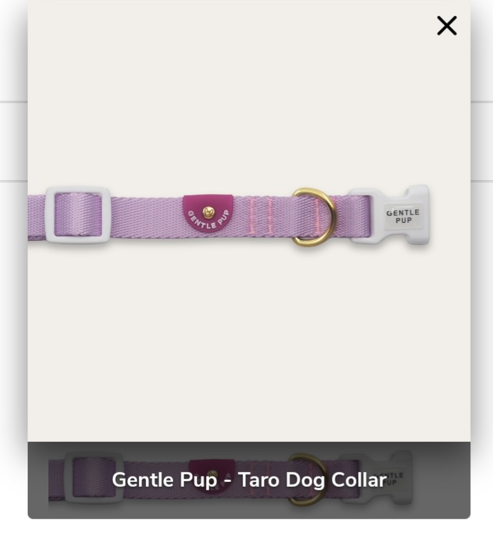 Gentle Pup - Taro Dog Collar S