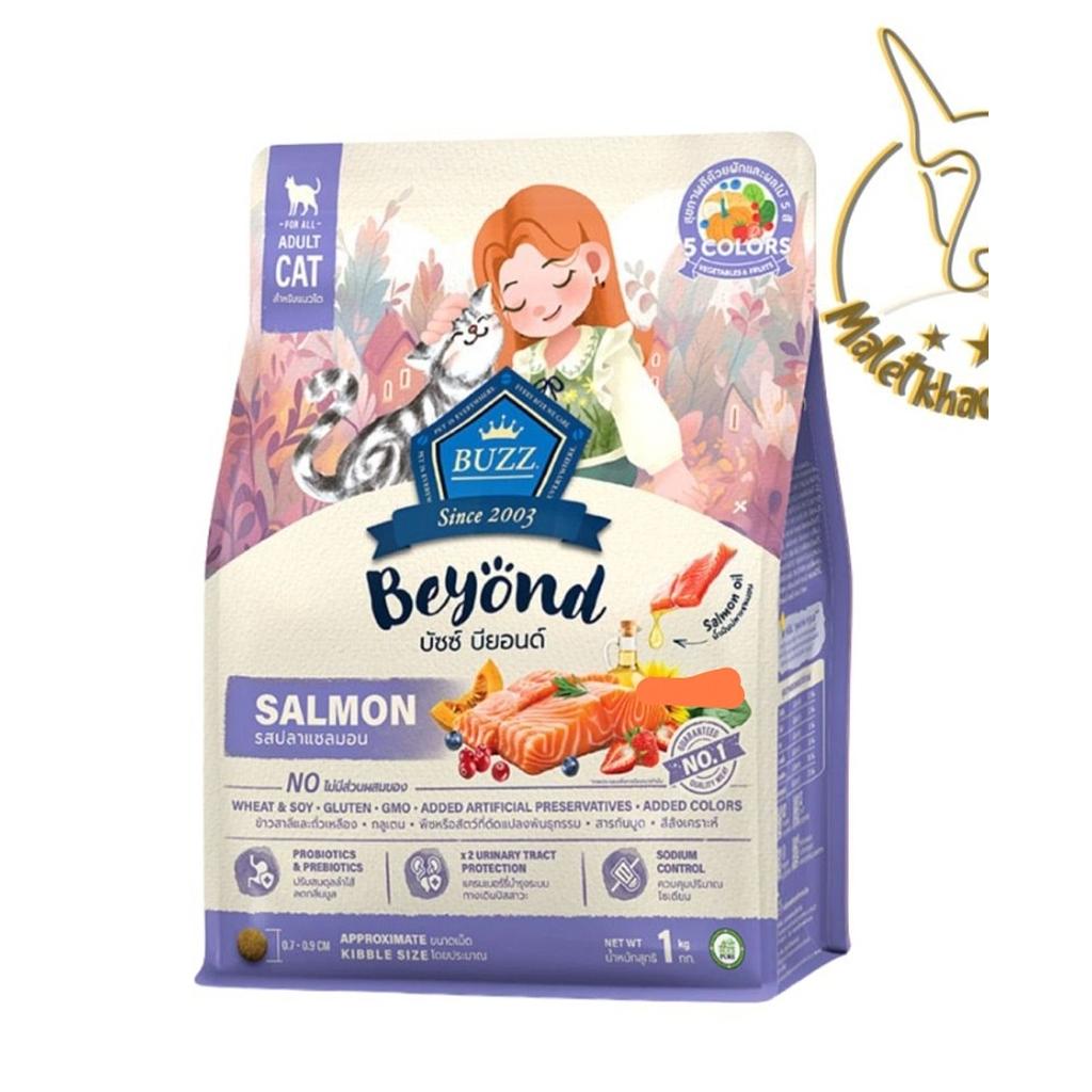 Buzz Beyond Adult Cat Dry Food Salmon 1kg