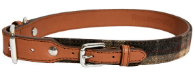 TWEED CHECK 8-12&quot; COLLAR S