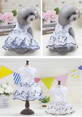 Pet Girl Butterfly Dream Pink Dress YP-201803020 (XL)