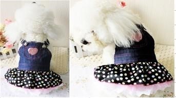 Pet Girl Love Denim Dress E29 (XS)