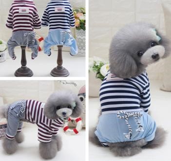 Pet Boy &amp; Girl Japanese Four-Leg Brown Pants D9-1 (M)